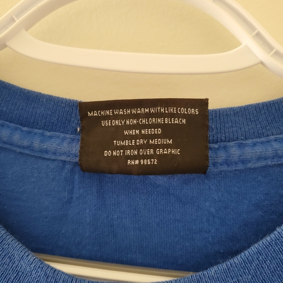 Blue Kansas University Jayhawks T-Shirt - Picture 3 of 5